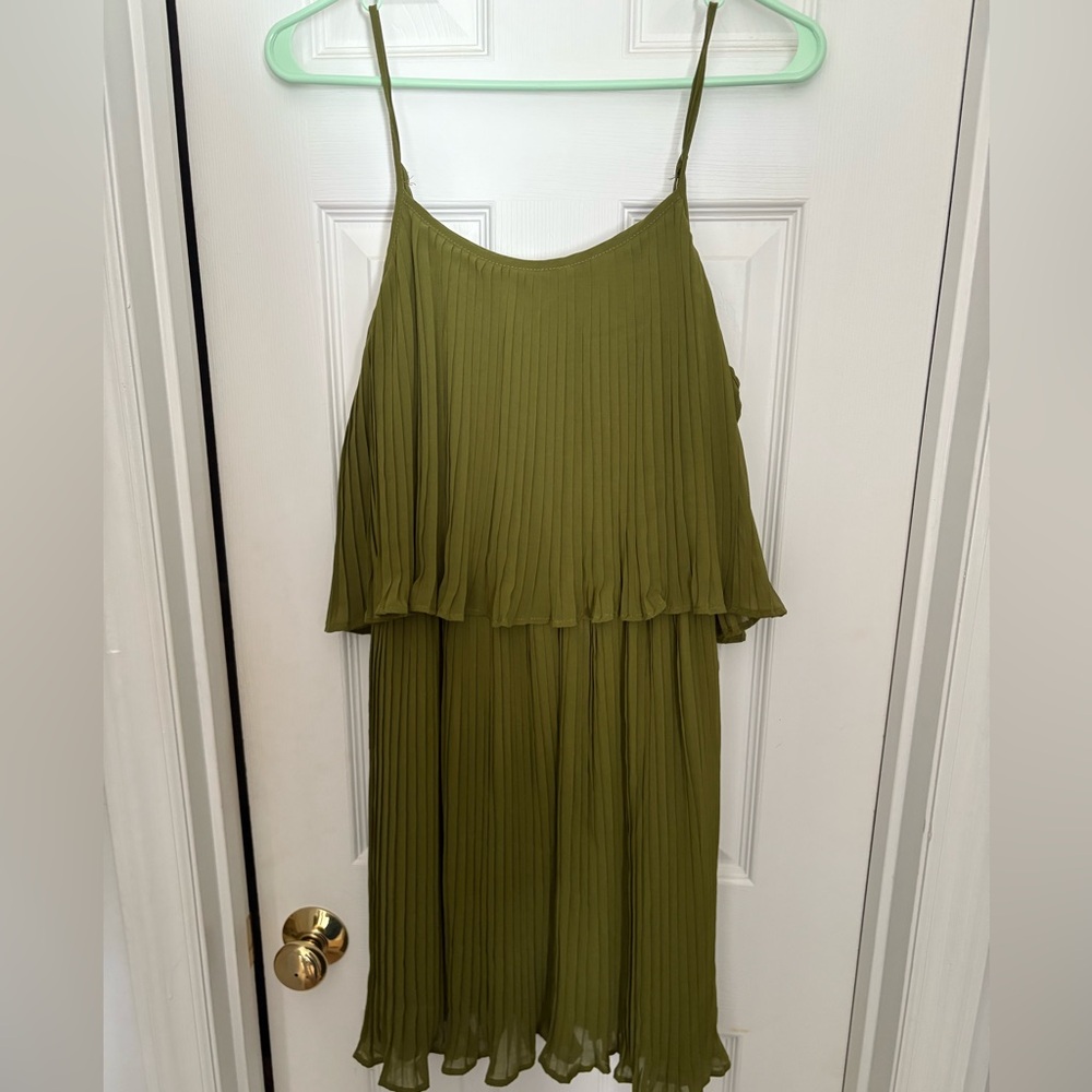 Silk Micro-pleat cocktail Dress